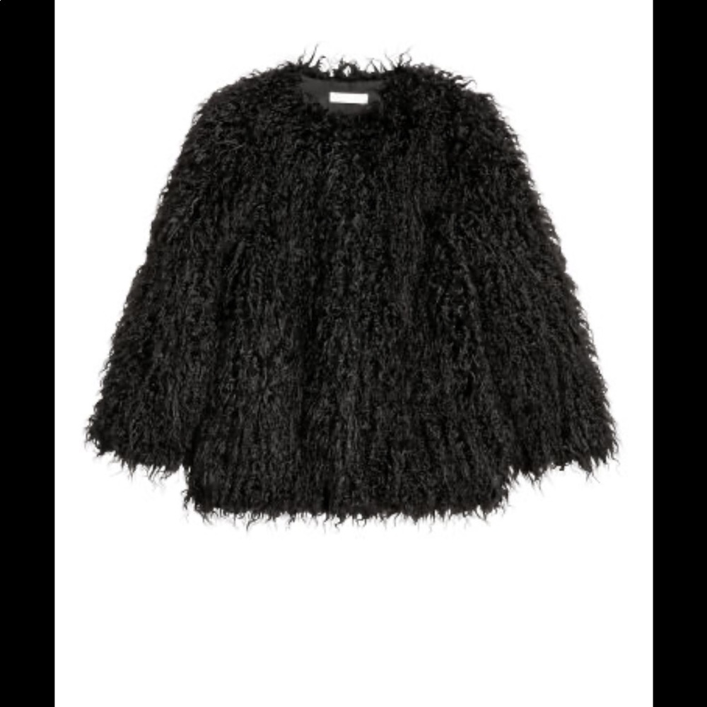 H&M faux fur jacket